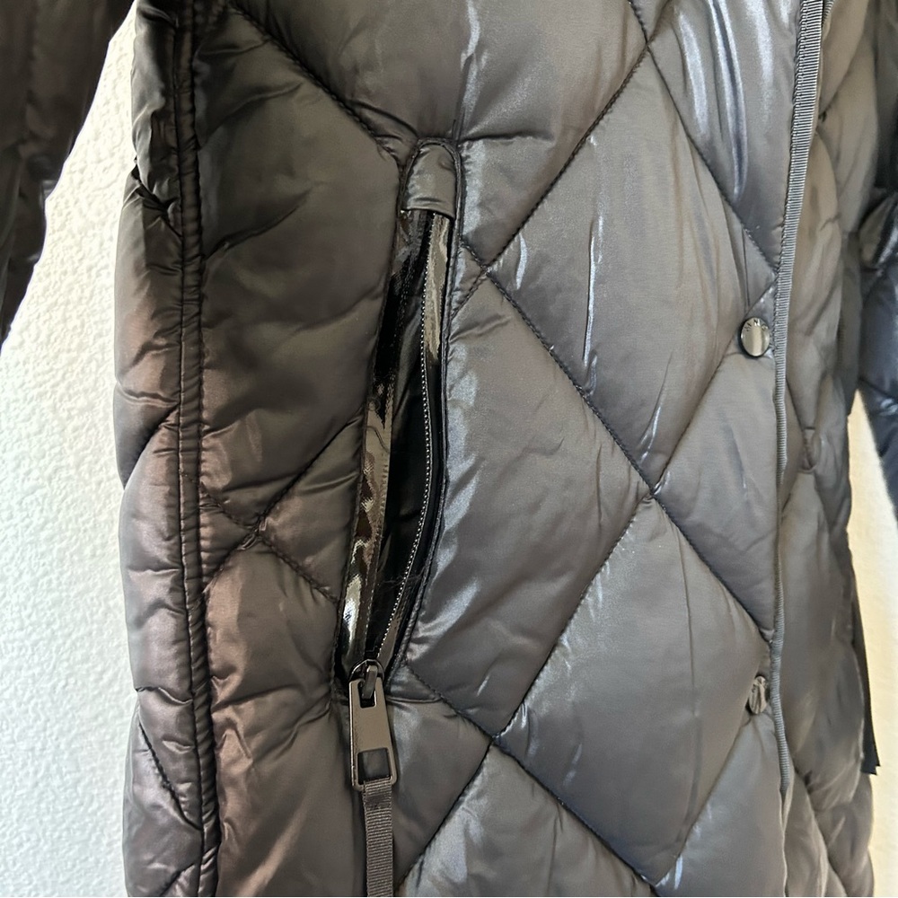 NWT Mango Hooded Quilted Coat - Picture 7 of 10